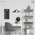 Metal Mountain Wall Art – Modern Steel Wall Decor for Living Room, Bedroom or Office