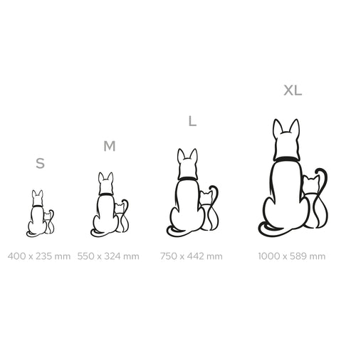 Dog and Cat Minimalist line art. Pets Steel wall art. Animal Themed Metal Wall Hanging Decor.