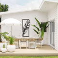 Feather Metal Wall Art – Modern Steel Feather in Frame | Minimalist Wall Decor