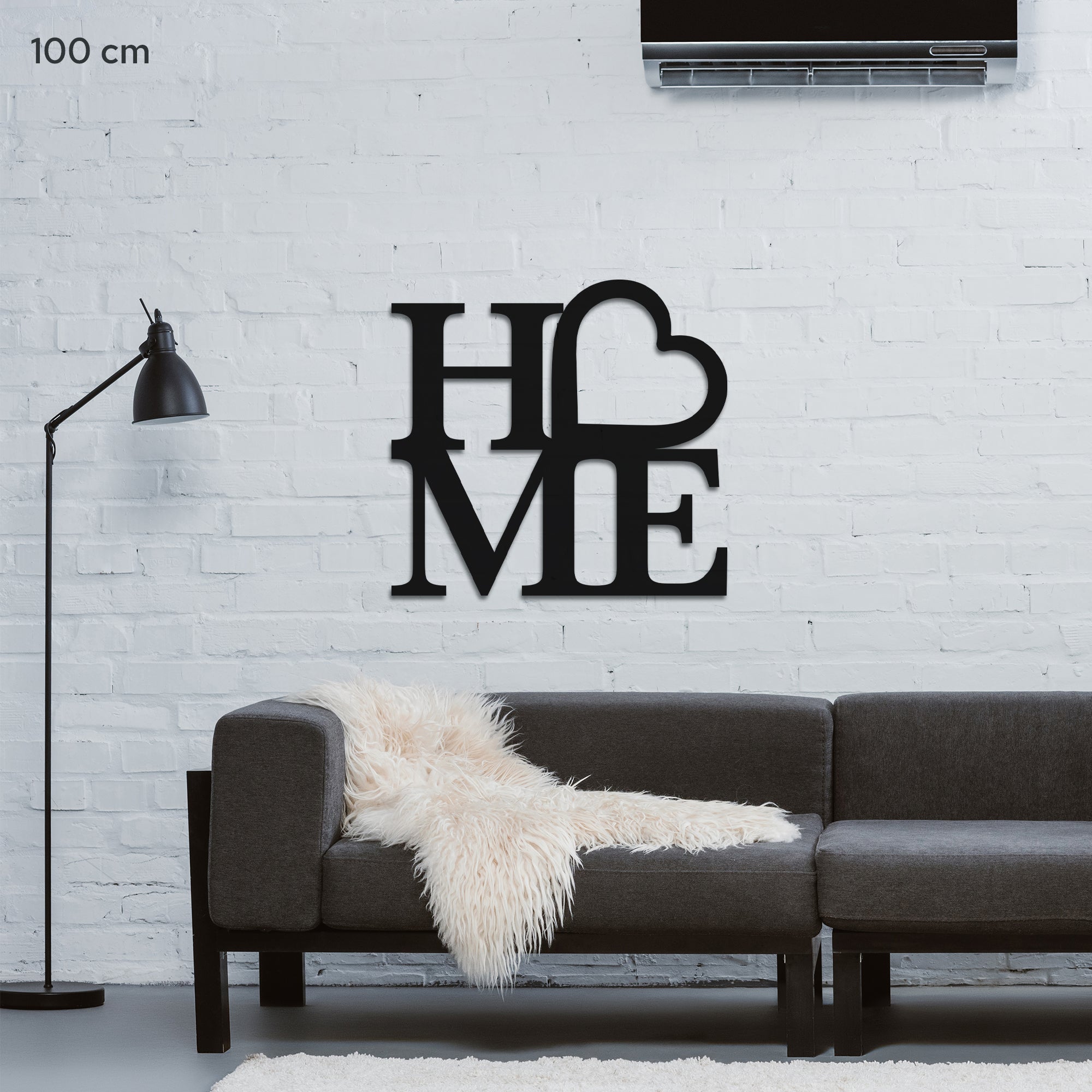Metal Wall Art “HOME” – Vertical Minimalist Metal Home Decor (kopija)