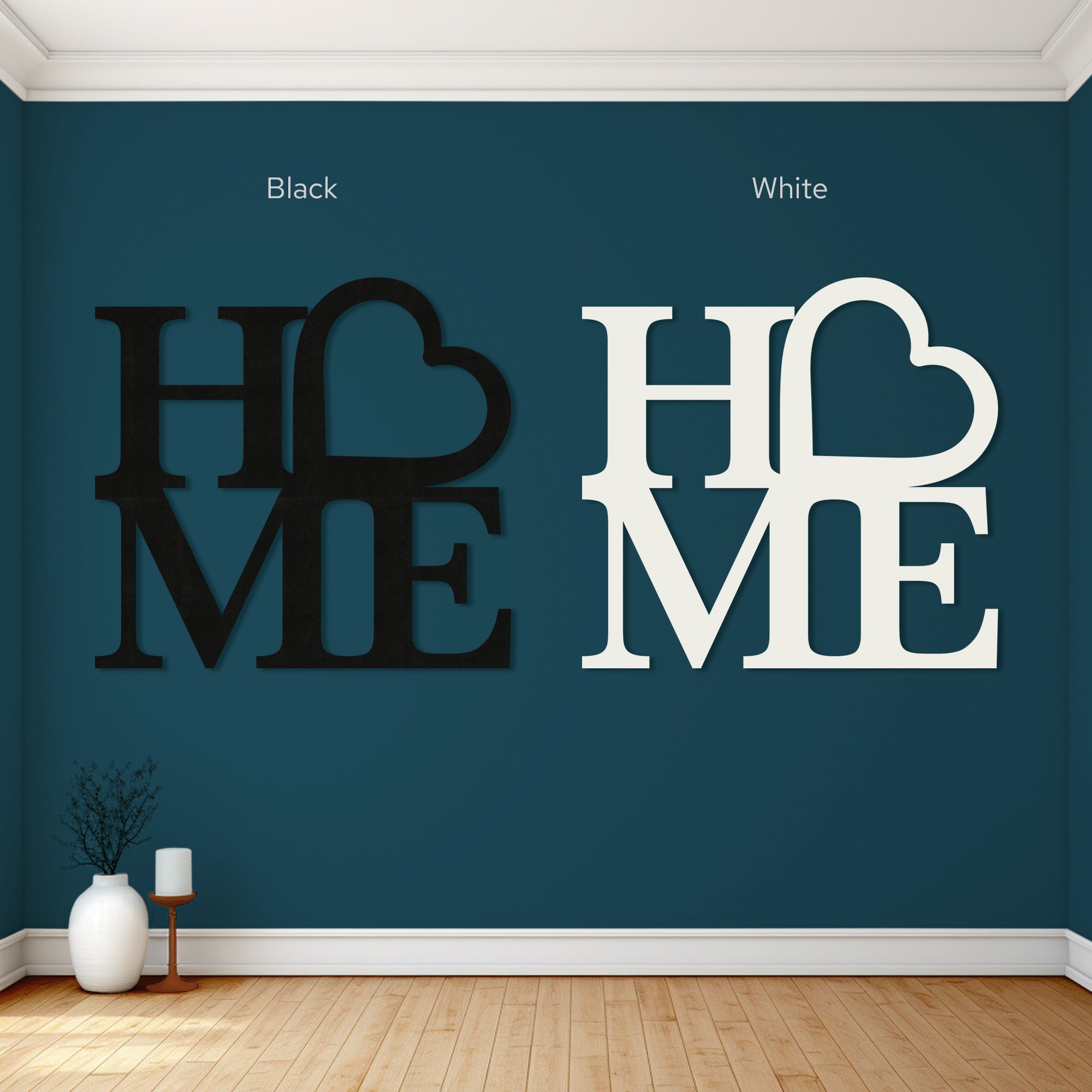 Metal Wall Art “HOME” – Vertical Minimalist Metal Home Decor (kopija)