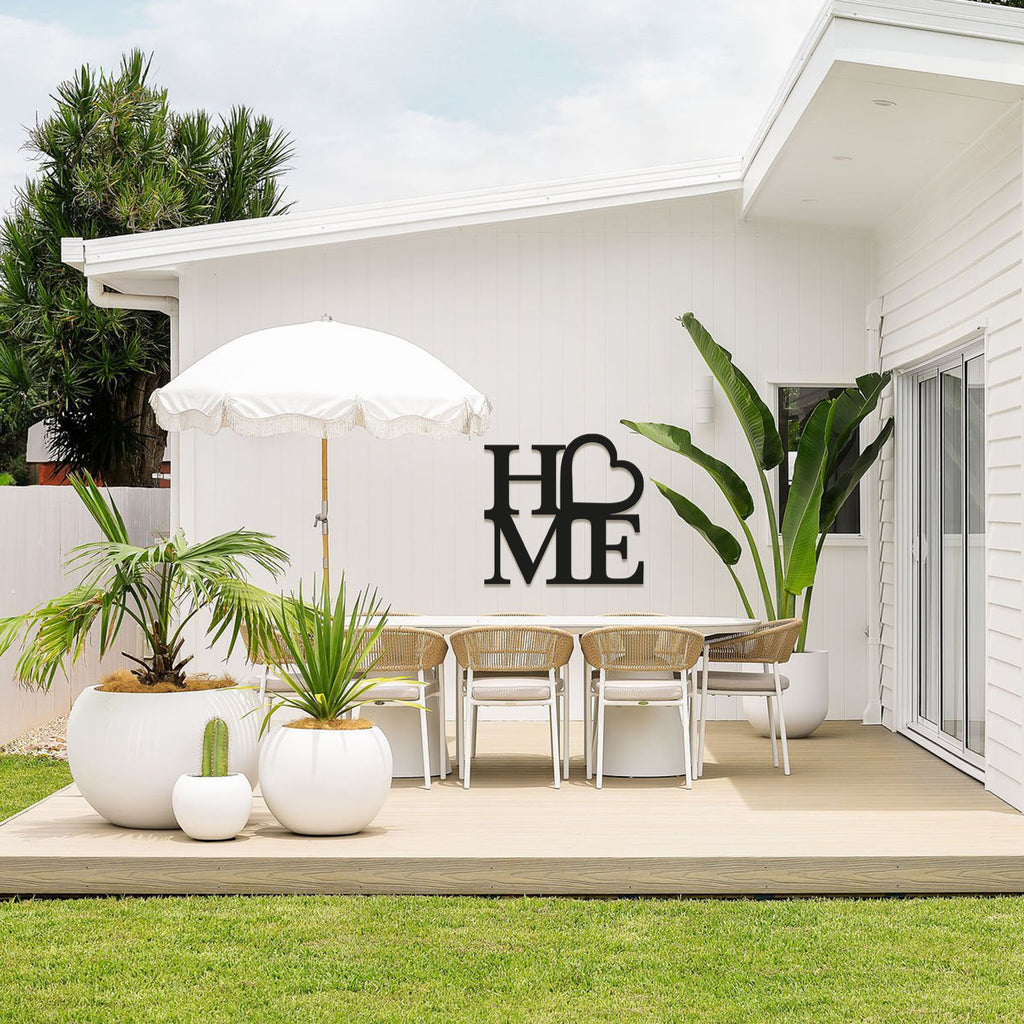 Metal Wall Art “HOME” – Vertical Minimalist Metal Home Decor (kopija)