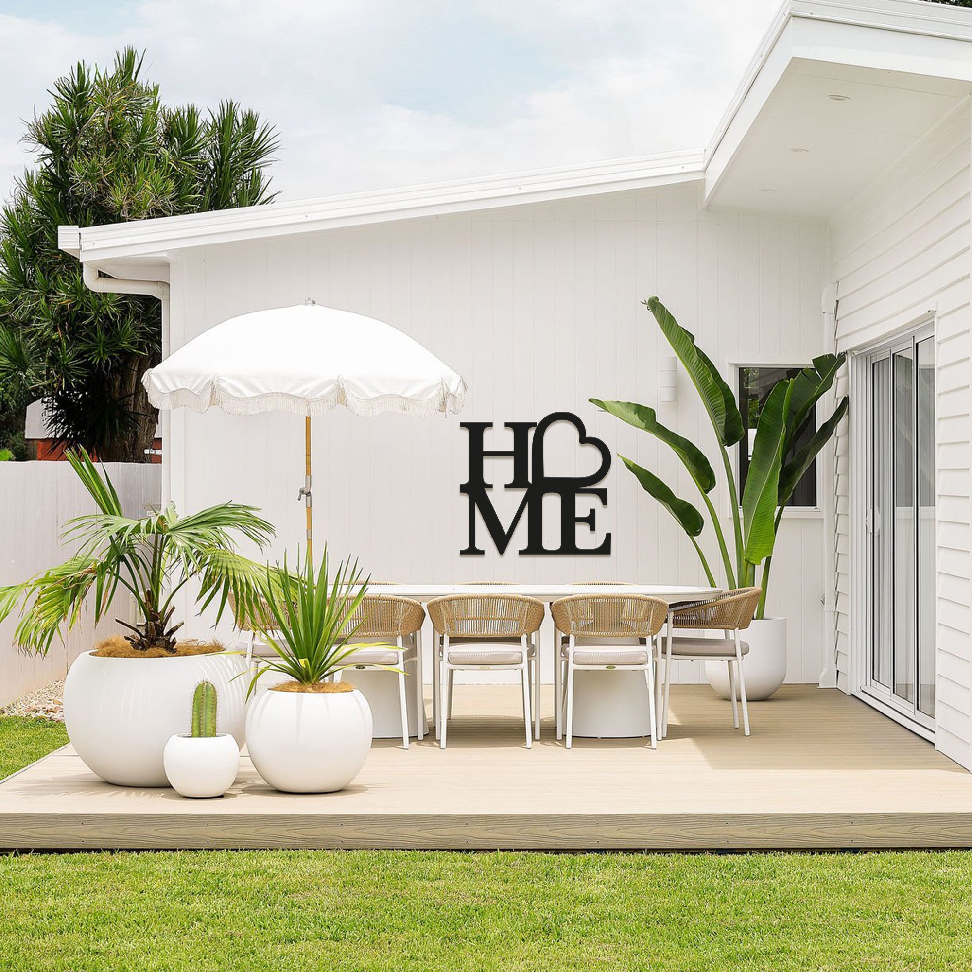 Metal Wall Art “HOME” – Vertical Minimalist Metal Home Decor (kopija)