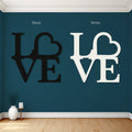 Metal Wall Art “LOVE” with Heart