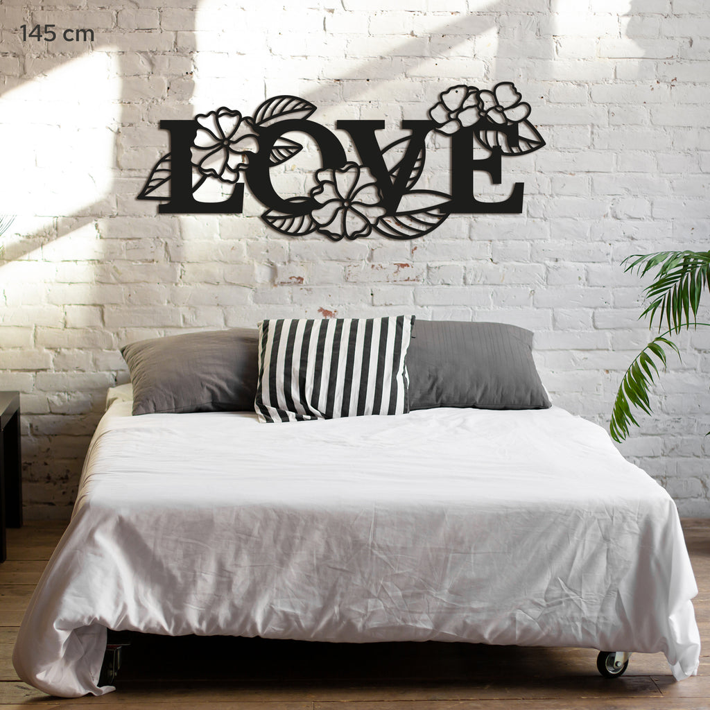 Metal Wall Art “LOVE” with Heart 2